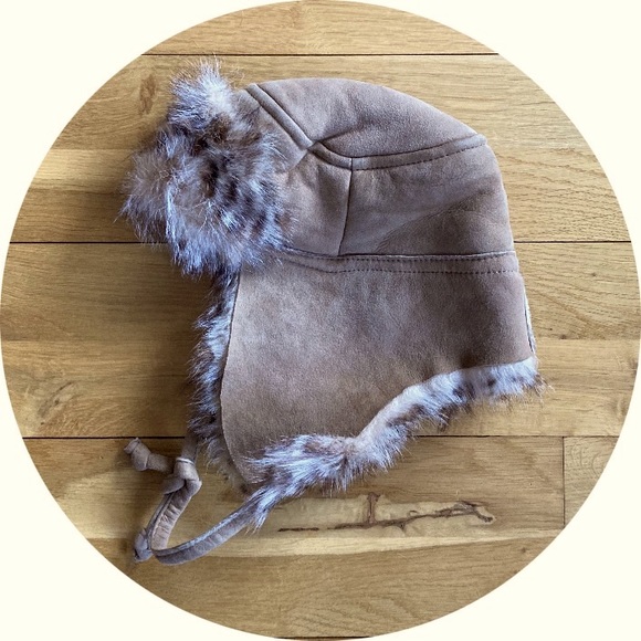 J Crew Shearling Trapper Hat
